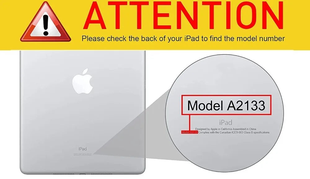 Magnetic Tablet Case with Pencil Holder for iPad 10th Gen, Air 5/6, Pro 11 – Fits 9.7" to 10.5" Models