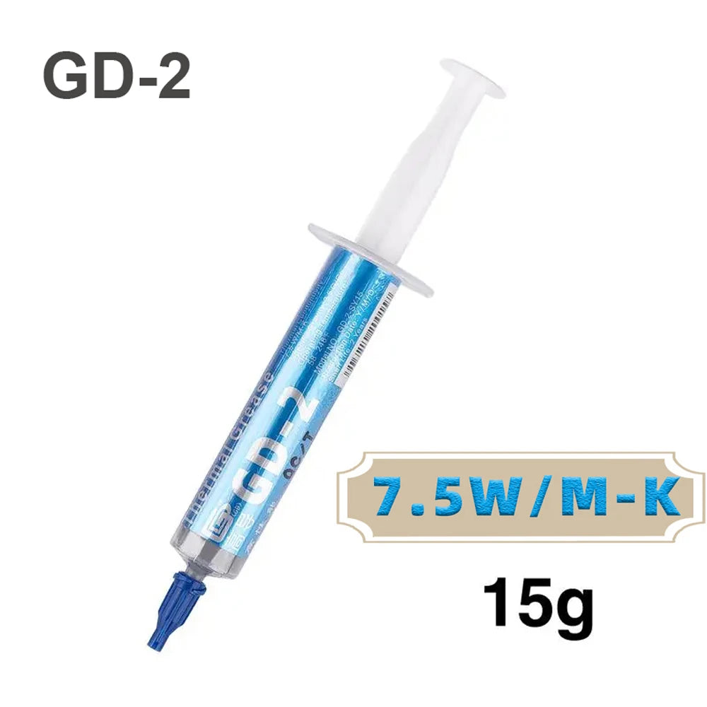 GD900/GD-2 Thermal Conductive Grease – Silicone Heatsink Paste 7g/15g/30g for PC, CPU, GPU, LED & VGA Cooling