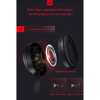 VR Shinecon 10.0 3D Virtual Reality Headset – Helmet Goggles for Smartphone Gaming