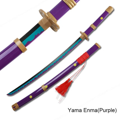 1:1 Roronoa Zoro Katana Wooden Toy Swords – Wado Ichimonji, Shusui, Enma Anime Cosplay Props & Collectible Weapons