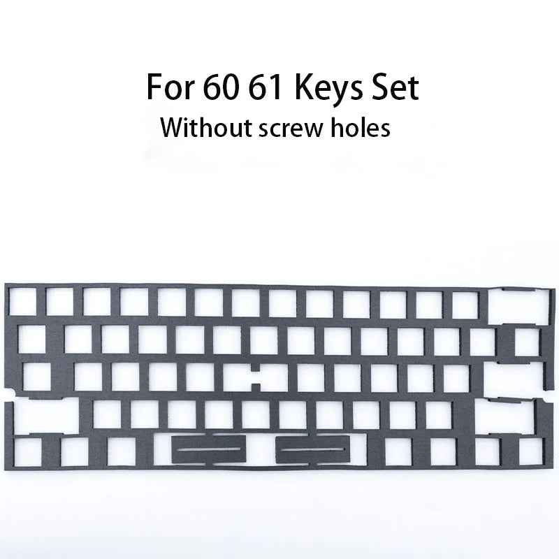 Mechanical Keyboard Poron Sandwich Cotton Silencer Pads – Sound-Absorbing Foam Dampeners for 61-108 Key Switches