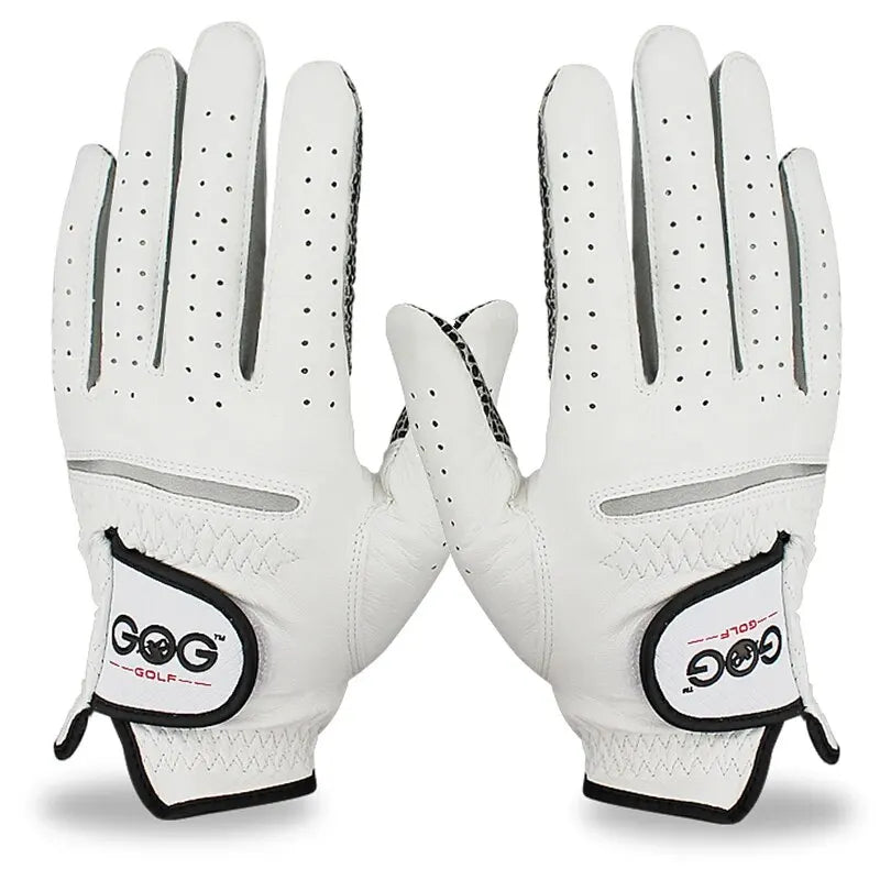 Pack of Men’s Golf Gloves – Soft Breathable Sheepskin with Anti-Slip Grip for Left or Right Hand