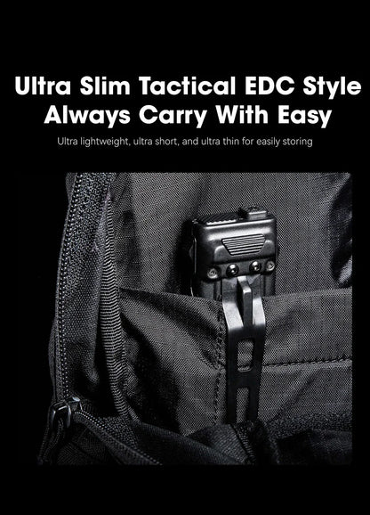 NITECORE EDC23 Tactical Flashlight – 2500LM Portable Emergency Work Light for Camping, Climbing & Outdoor Search