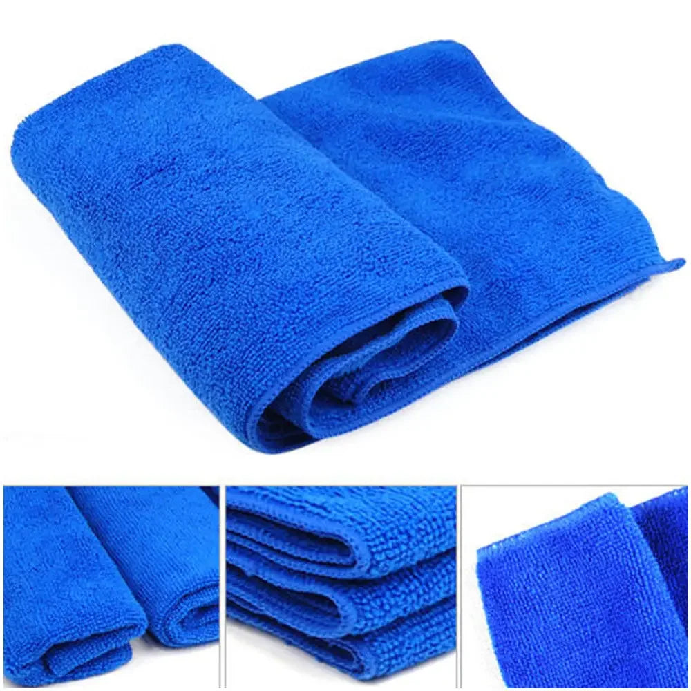 1-20PCS Microfiber Car Wash Towels – Drying, Detailing & Household Cleaning Cloths for Auto and Home