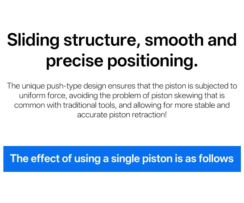Durable Steel Bike Brake Pad Spreader Tool — 360° Rotatable Hydraulic Disc Caliper Piston Reset & Extension Tool