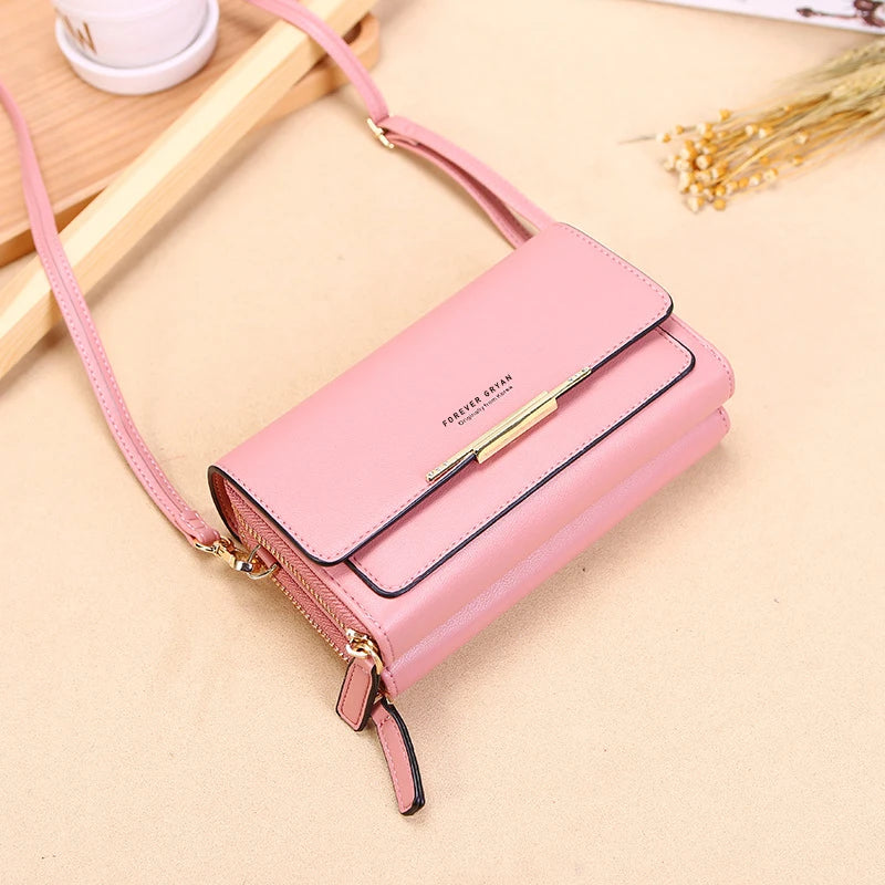 New PU Leather Women's Handbags: Stylish, Multifunctional Shoulder & Crossbody Bags - Large Capacity & Fashionable Phone Purse