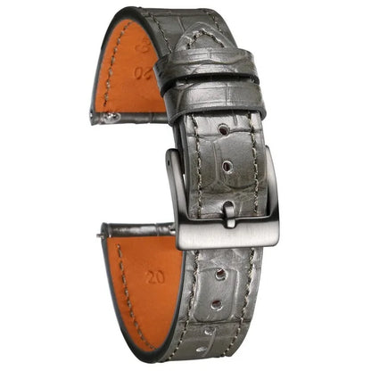 HEMSUT Genuine Leather Watch Band – Handmade Cowhide Quick Release Straps for Men 18MM-22MM