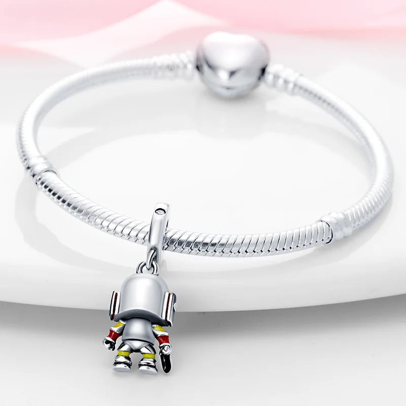 Fall New 925 Silver Plated MINISO Marvel Star Wars Rescuers Pendant Charm – Fits Original Pandora Bracelet, DIY Jewelry for Women