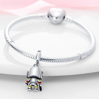 Fall New 925 Silver Plated MINISO Marvel Star Wars Rescuers Pendant Charm – Fits Original Pandora Bracelet, DIY Jewelry for Women