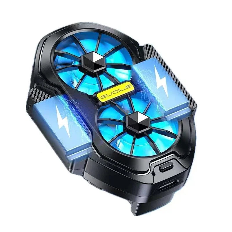 FS01 Dual Fan Rechargeable Mobile Phone Cooler - Long Lasting, Stronger Cooling, Air Cooling