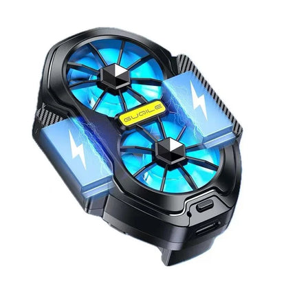 FS01 Dual Fan Rechargeable Mobile Phone Cooler - Long Lasting, Stronger Cooling, Air Cooling