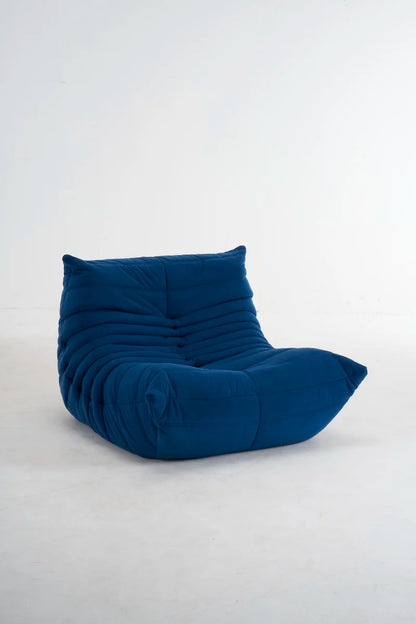 Caterpillar Togo Single Sofa – Tatami-Style Leisure Chair for Living Room or Bedroom, Reading & Relaxing Seat