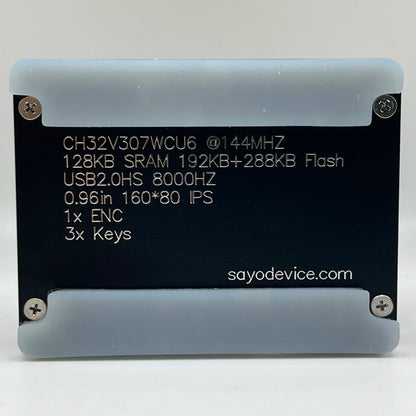 O3C SayoDevice OSU O3C Rapid Trigger Hall Switches – Magnetic Pink Keyboard Switches with Knob, Screen Copy & Paste Shortcut