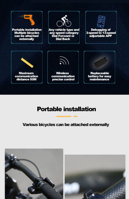 LTWOO Ae Wireless Bike Groupset Kit — 3s-13s Electronic Derailleur, Shifter Lever & Drivetrain Parts