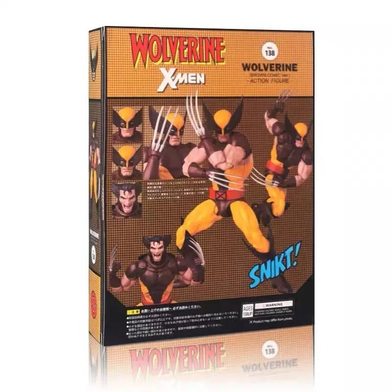 Ct Toys Wolverine Deadpool Mafex 138 Action Figure - Deadpool 3 Movie Model Statue for Collection & Gifts