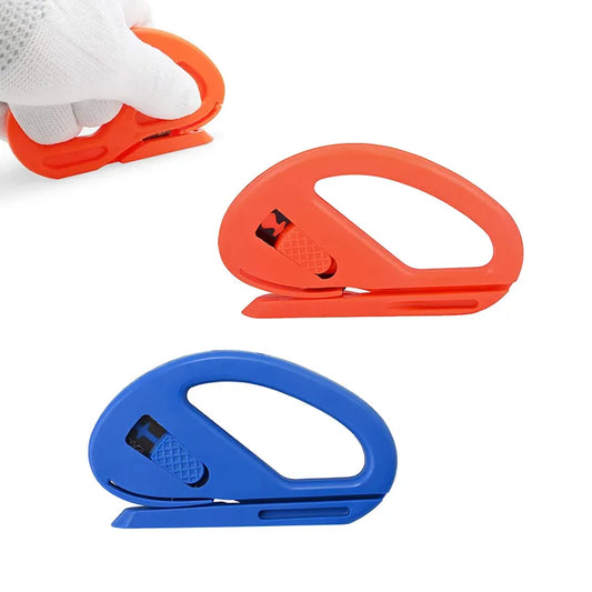 2pcs Wrapping Paper Cutter Snitty: Safety Vinyl Film Cutter Carbon Fiber Cutting Tool - Car Window Tinting Essential