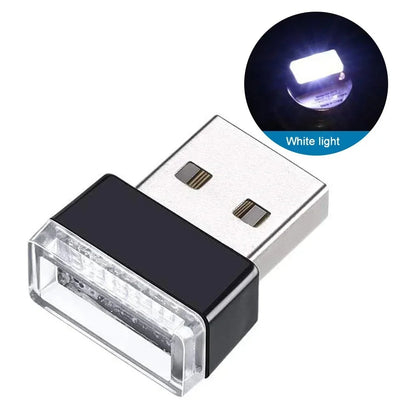Mini USB LED Car Light – Plug & Play Interior Atmosphere Lamp, Emergency & Decorative USB Auto Lighting by Stonego