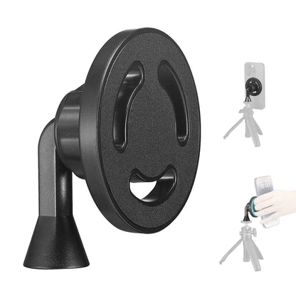Magnetic Phone Tripod Mount Adapter with 1/4"-20 Hole - For MagSafe iPhone 15/14/13/12, Plus, Pro Max, Magsafe Case, Selfie Stick