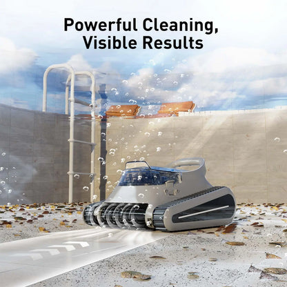 (2025 New) Seauto Crab Pro Cordless Robotic Pool Cleaner – Vacuum for Inground Pools up to 2000 Sq.ft, Wall & Waterline Cleaning