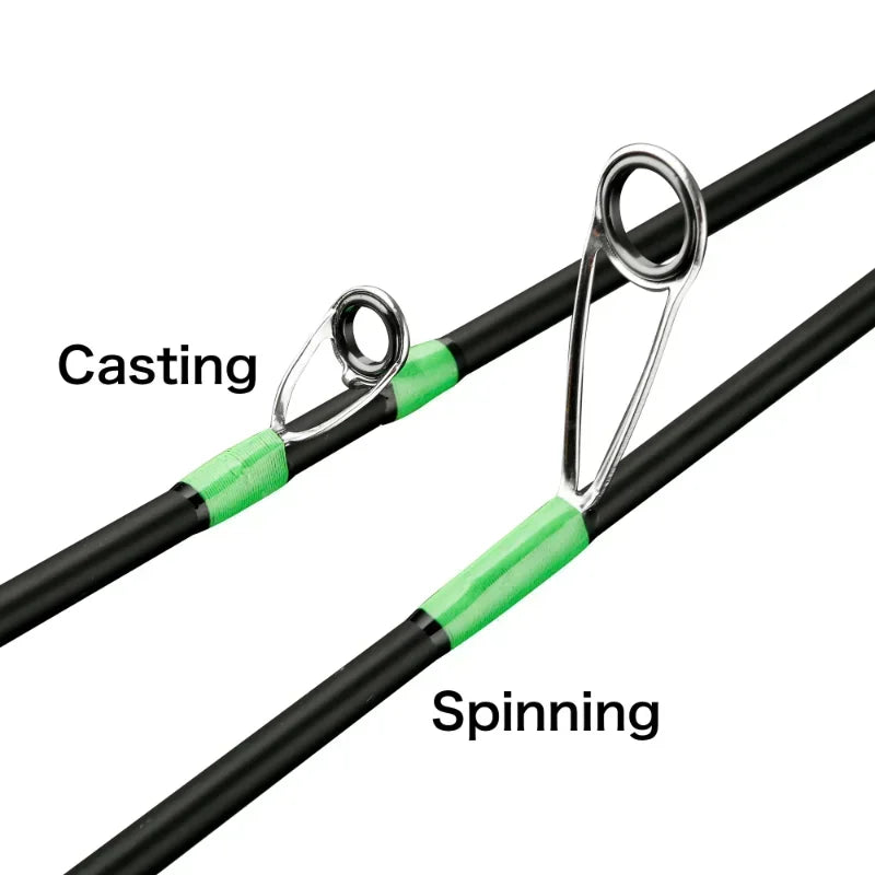 Ultra Light Carbon Fiber Fishing Rod – UL Solid Tip Casting & Spinning Pole, 2–8g Lure Weight, 2–6LB Line Rating