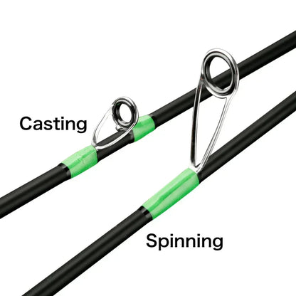 Ultra Light Carbon Fiber Fishing Rod – UL Solid Tip Casting & Spinning Pole, 2–8g Lure Weight, 2–6LB Line Rating