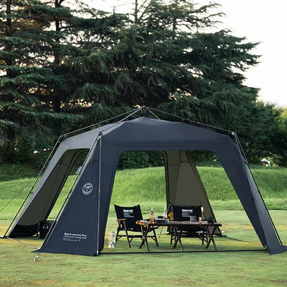 ShineTrip Oversized Dome Tent – Quick Setup, Waterproof & Sunproof Silver-Coated Canopy for Camping (05 Series)