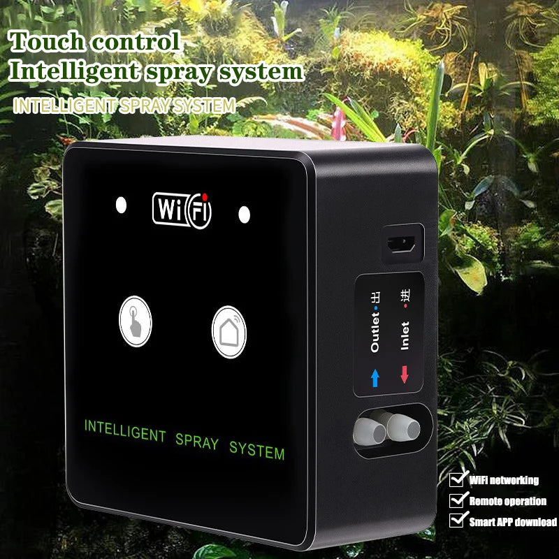 WiFi Rainforest Sprayer — Automatic Timed Mist System Kit for Reptiles & Irrigation