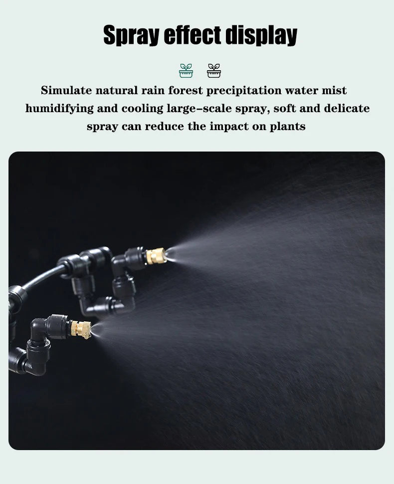 WiFi Rainforest Sprayer — Automatic Timed Mist System Kit for Reptiles & Irrigation