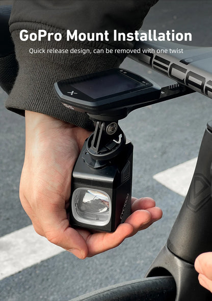 CYCLAMI CYC 1000 Lumen Bike Headlight – Ultra Bright Front Lamp with GoPro Mount & Wireless Remote for MTB & Road