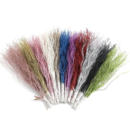 5PCS Glitter Artificial Berry Bouquet | Christmas Tree Ornament & Home Decor for New Year 2026, Navidad DIY Wreath Accessories