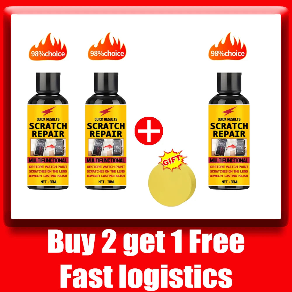 Glass Scratch Repair Paste – Polishing Paste for Windshields, Bathroom Glass, and Windows