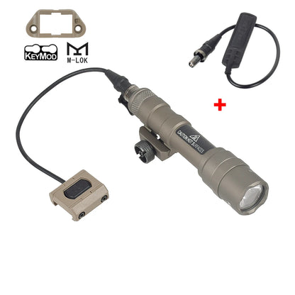 Tactical Surefire M600 M600U/M600B Airsoft Flashlight – Powerful LED Scout Light with 5 Switch Styles for 20mm Rail Rifle Gun