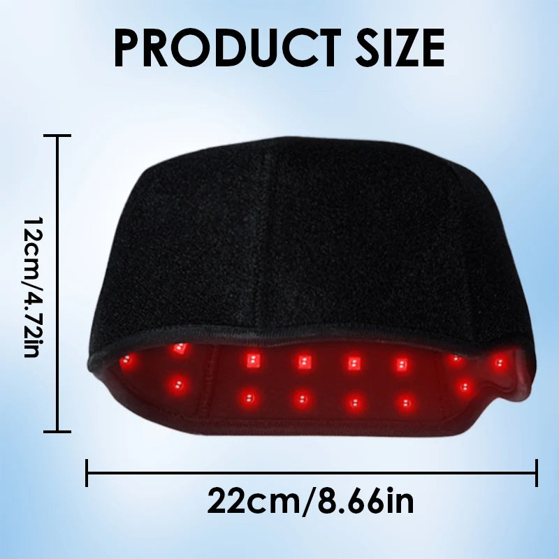 Red Light Therapy Hair Growth Cap – 660nm & 850nm Infrared Device for Hair Loss Treatment with USB Charging