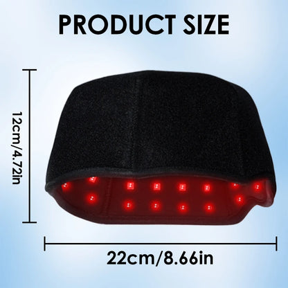 Red Light Therapy Hair Growth Cap – 660nm & 850nm Infrared Device for Hair Loss Treatment with USB Charging