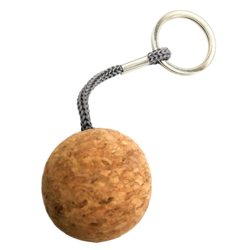Buoyant Floating Keychains – 35mm Cork Ball Keyrings for Boats, Sea, Surfing, Diving & Fishing
