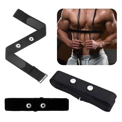 Heart Rate Monitor Replacement Strap – Compatible with Polar, Wahoo, Garmin & Coospo Chest Bands