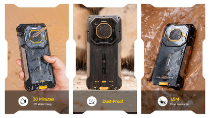 Ulefone Armor 26 Ultra 5G Rugged Waterproof Smartphone - 120W Fast Charging, 15600mAh, 200MP+64MP, 24GB+512GB, NFC