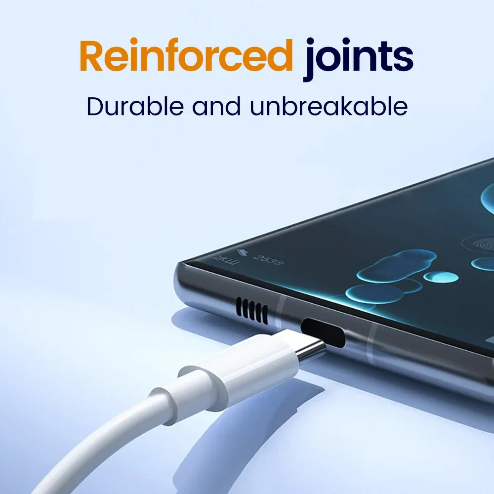 30cm USB-C to USB-C Fast Charging Cable – Compatible with iPhone 15, Xiaomi, Samsung, Huawei & Power Banks