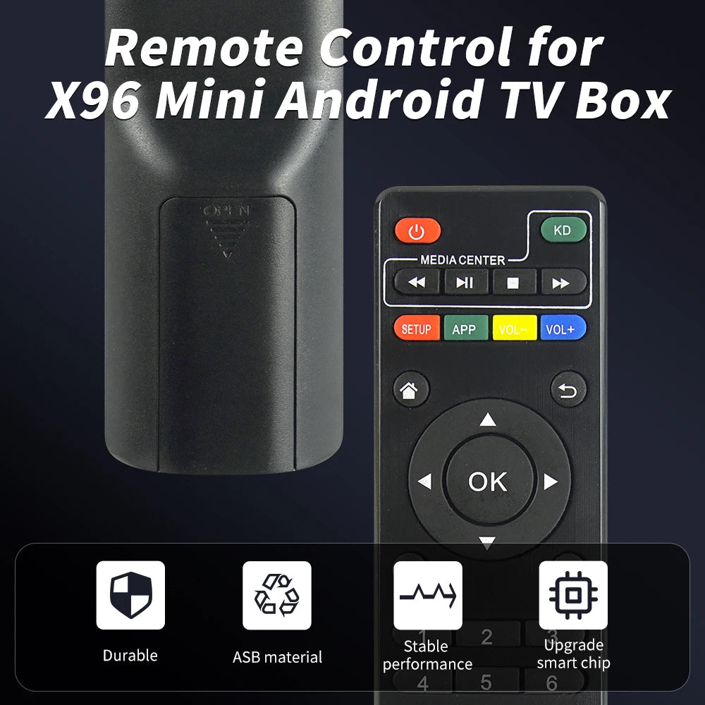 X96 Mini Universal Remote for Android TV Box, Compatible with MXQ Pro ...