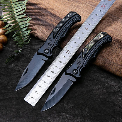 Stainless Steel Folding Fillet Knife with PP Handle – Portable Fishing & Camping Meat Cutter   2/2