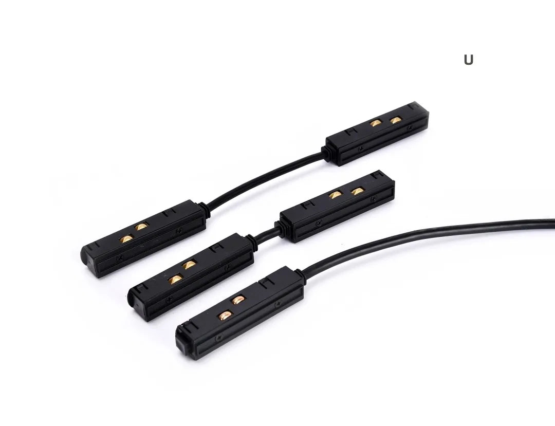 LED Magnetic Track Light Grille, Modern Embedded Flexible Linear Flood Lamp, DC48V Ceiling Spotlight for Indoor Living