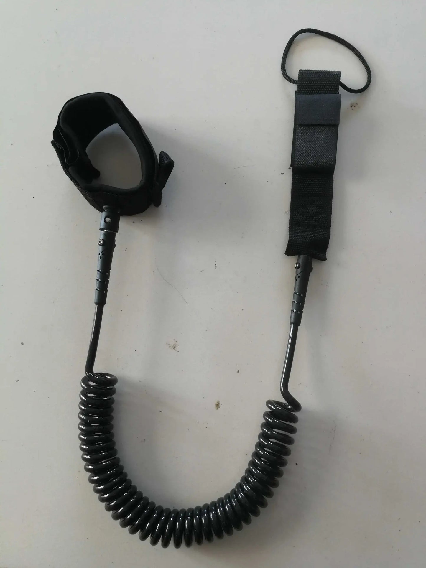 10ft SUP Ankle Leash — Elastic Coiled Leg Rope for Stand Up Paddle Boards & Surfboards