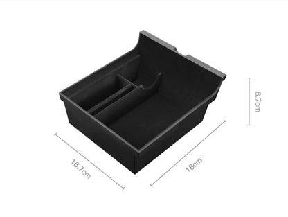 YZ Storage Box for Tesla Model 3 & Model Y – Center Armrest Hidden Box & Cup Holder Organizer, 2023-2022 Car Accessories