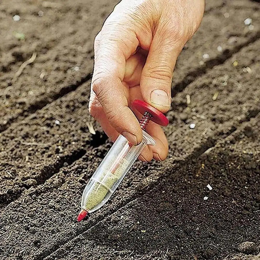 Manual Seed Dispenser – Precision Hand Seeder Sower Tool for Small Seeds, Mini Indoor Gardening Planter