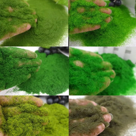 Artificial Moss Micro Landscape Decoration: DIY Garden Craft Building Model Material - Includes Artificial Grass Powder and Accessories