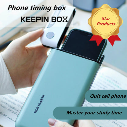 Portable Self-Control Timer Lock Box for Smartphones | Student Self-Discipline Timer Locker | Phone Addiction Timer