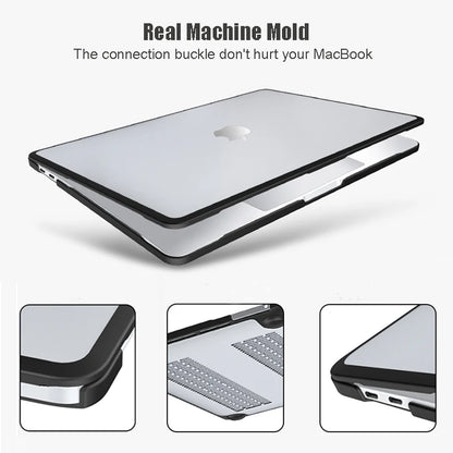 MacBook Air 15 inch M2 & 13-inch M1 Case – Laptop Cover for 2023 MacBook Air, Pro 13/14/16, Funda Coque