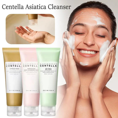 Centella Poremizing Deep Cleansing Foam – Oil Control & Moisturizing, Madagascar Centella Pore-Cleaning Skin Care 1004