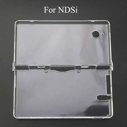 YuXi Clear Plastic Crystal Case — Hard Shell Protective Cover for NDSL, NDSi, New 3DS XL & GBA SP Game Console