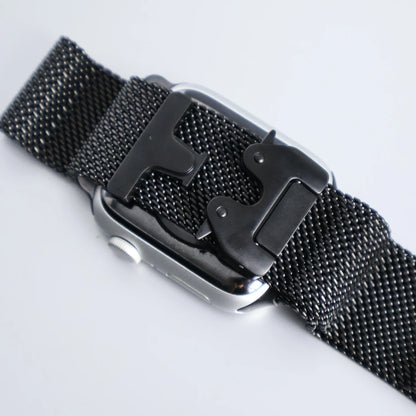 Titanium Band for Apple Watch Ultra 2 (49mm) – Milanese Loop with Secure Parachute Buckle, Compatible with Series 5-10